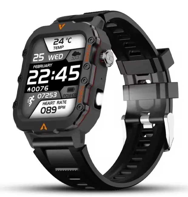 LAXASFIT Smart Watch - Wireless Call & LED Flashlight image indicator(6)