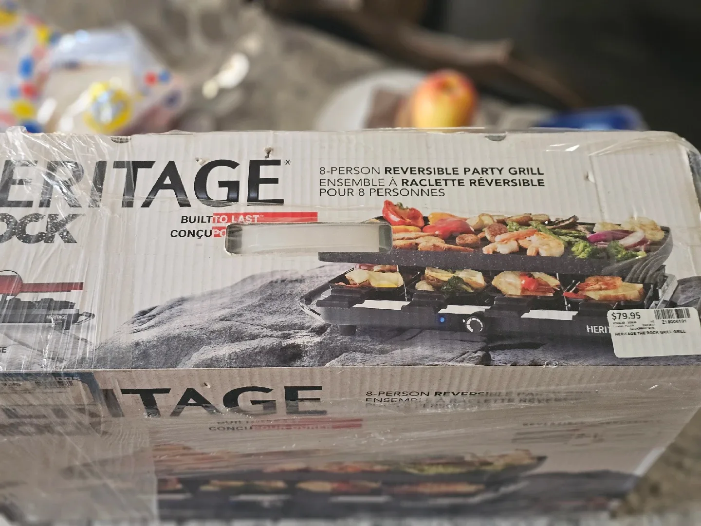 Heritage The Rock 8-Person Reversible Party Grill - New image indicator(2)