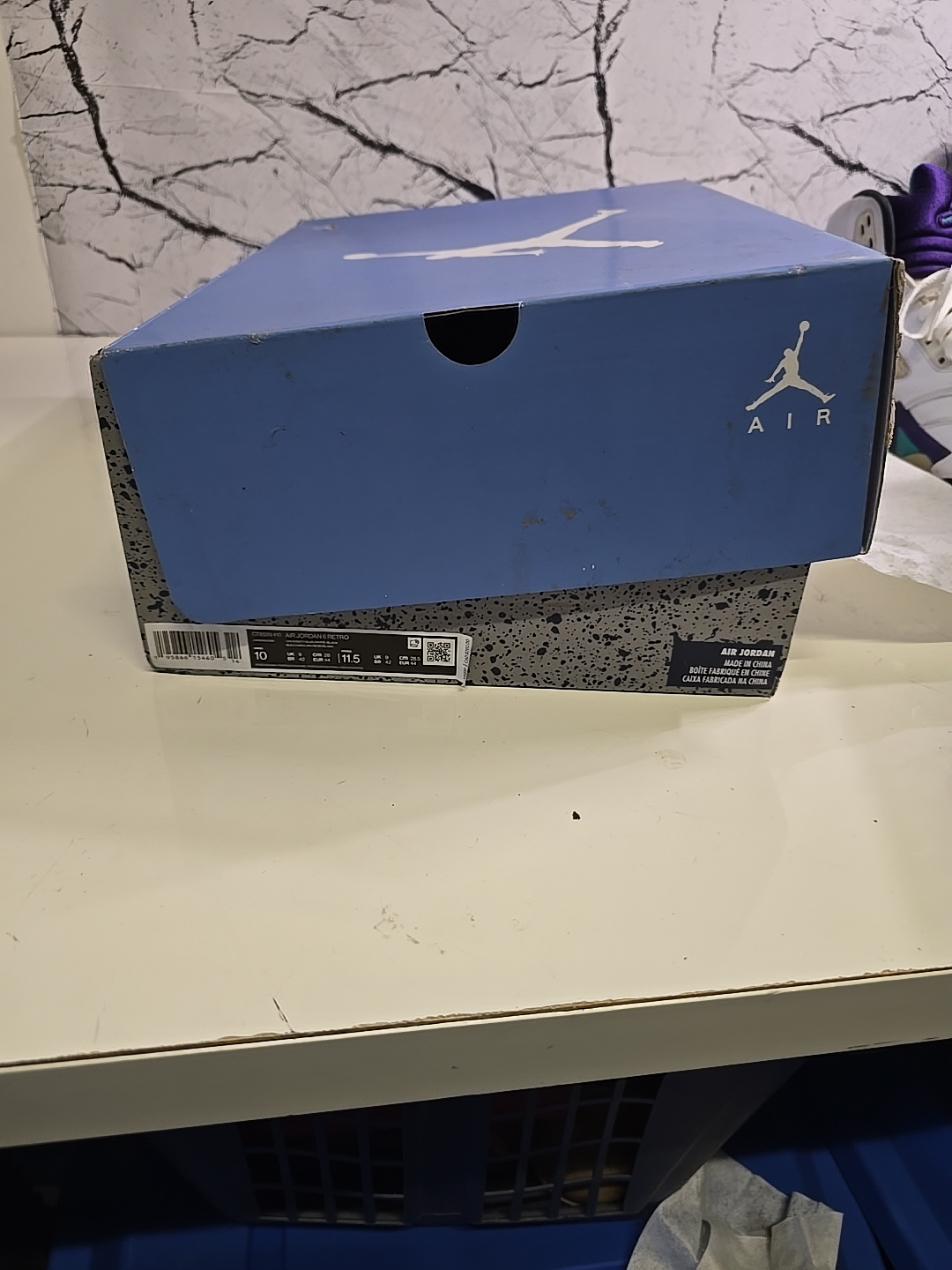 Nike Air Jordan 6 Retro UNC, Size 10 - photo 2