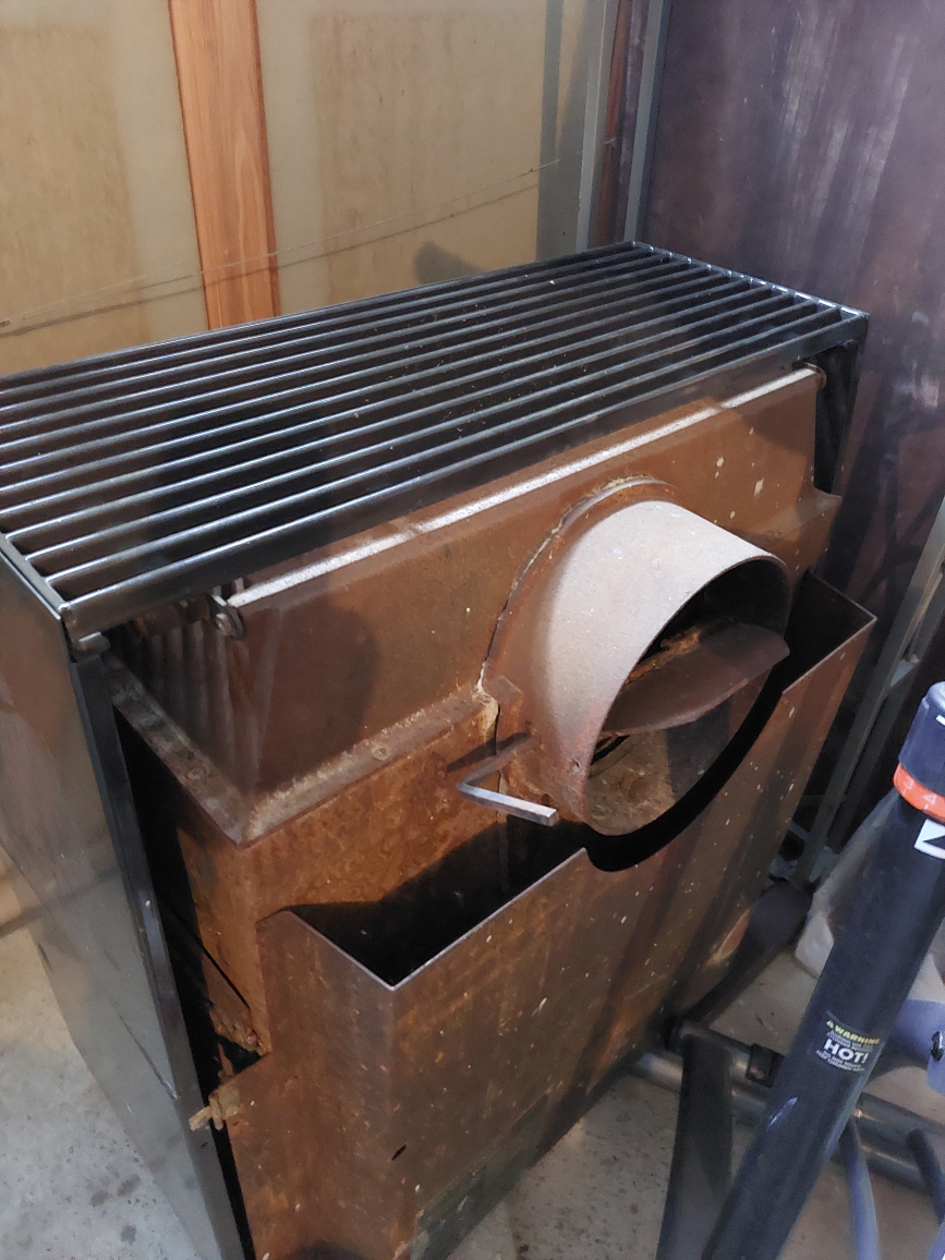outdoor fireplace