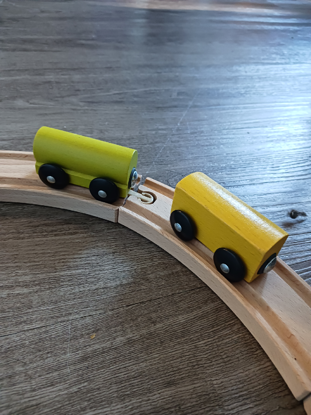 Wooden Train Set with Tracks - photo 3