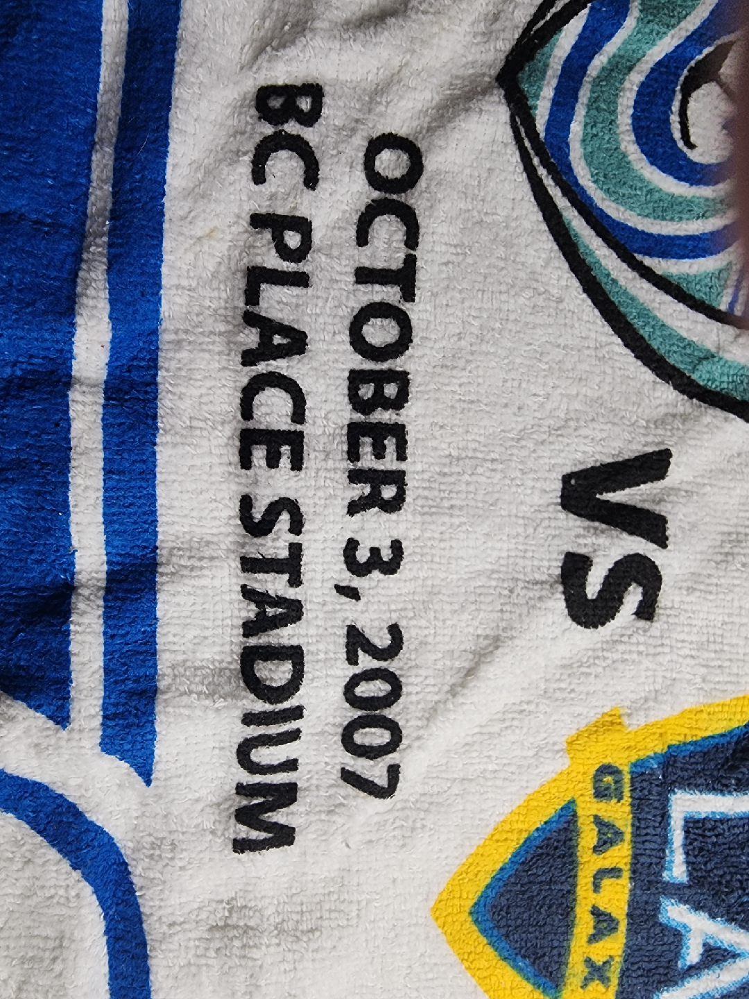 Whitecaps vs LA Galaxy Towel - photo 5