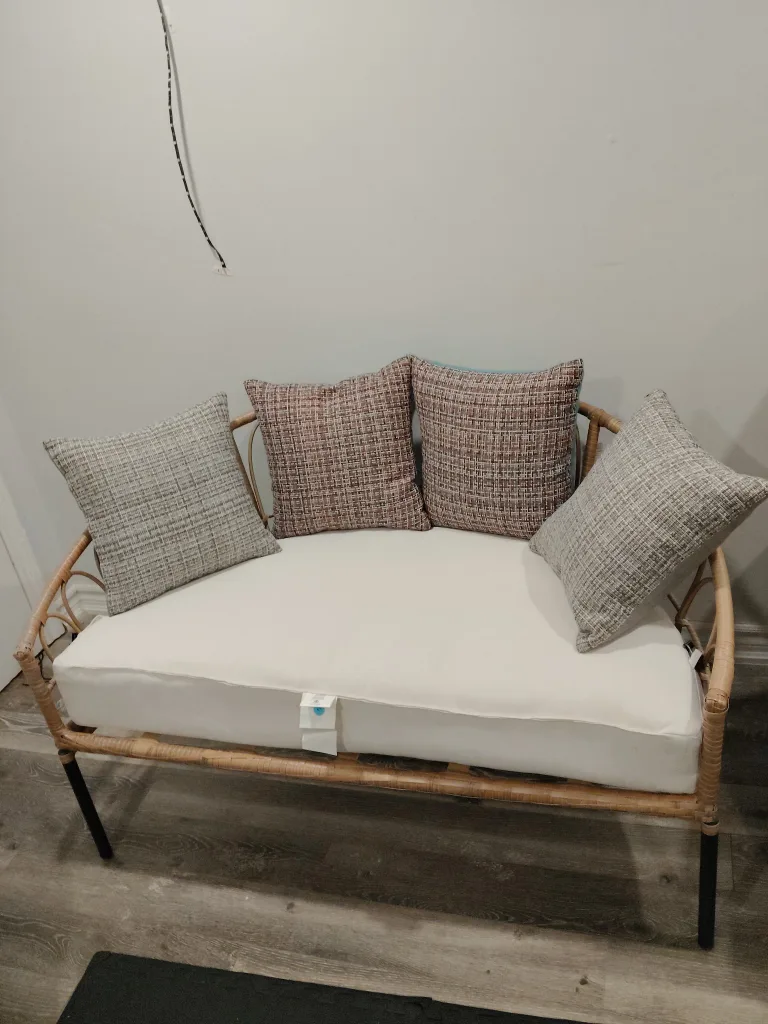 Boho Rattan Daybed with Cushions image indicator(3)