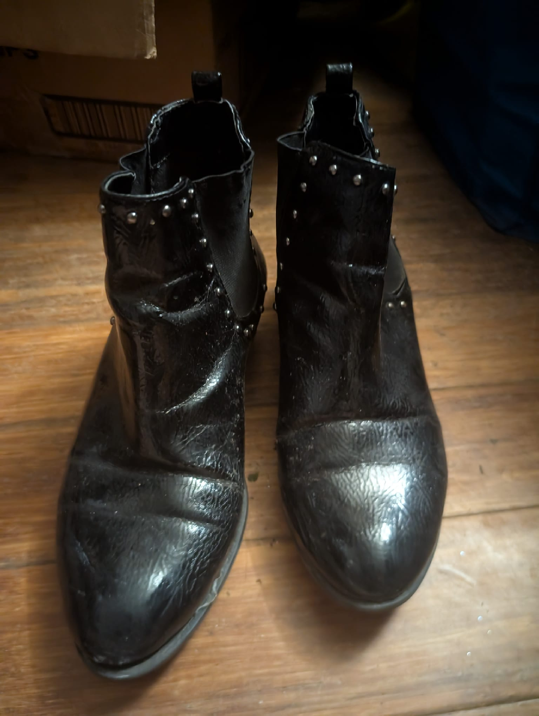 Black Ankle Boots - Size 9
