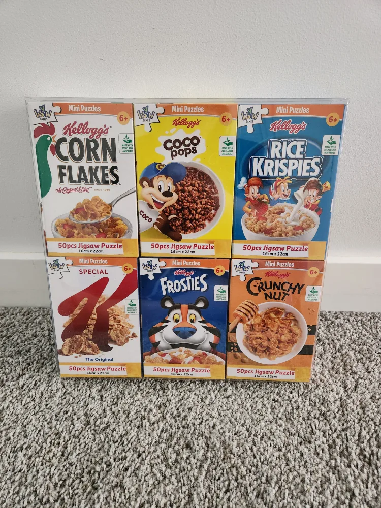 Brand New Kellogg's Mini Cereal Puzzles thumbnail