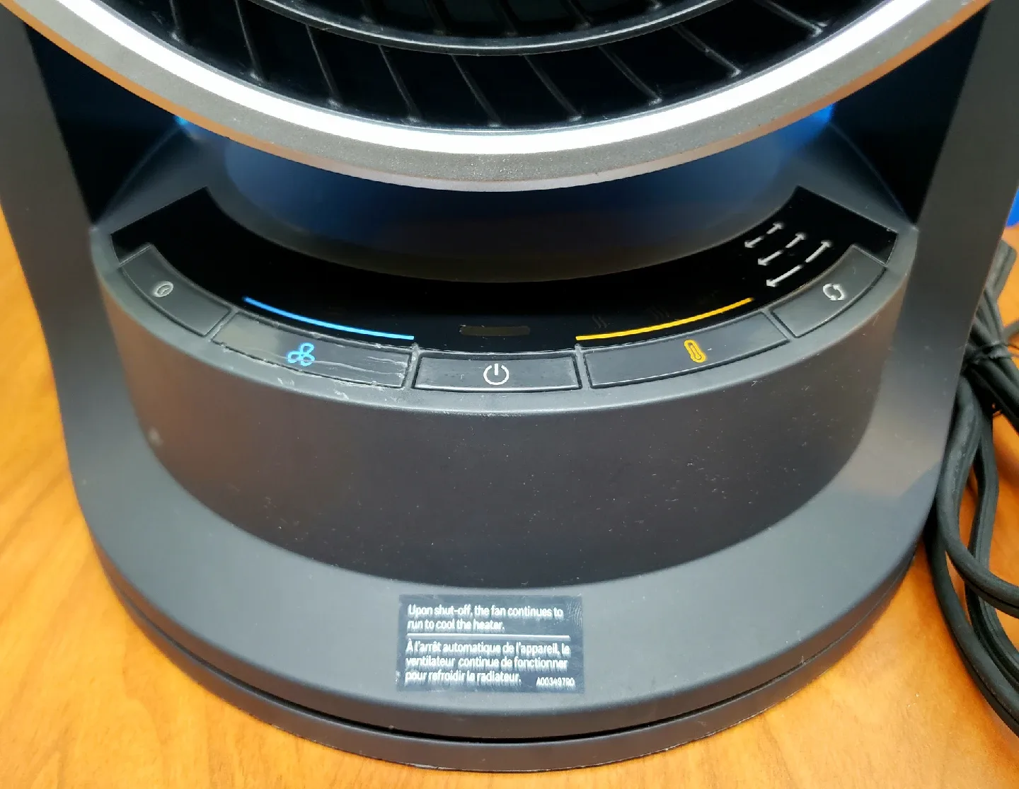 Honeywell TurboForce Heater/Air Circulator Fan image indicator(2)