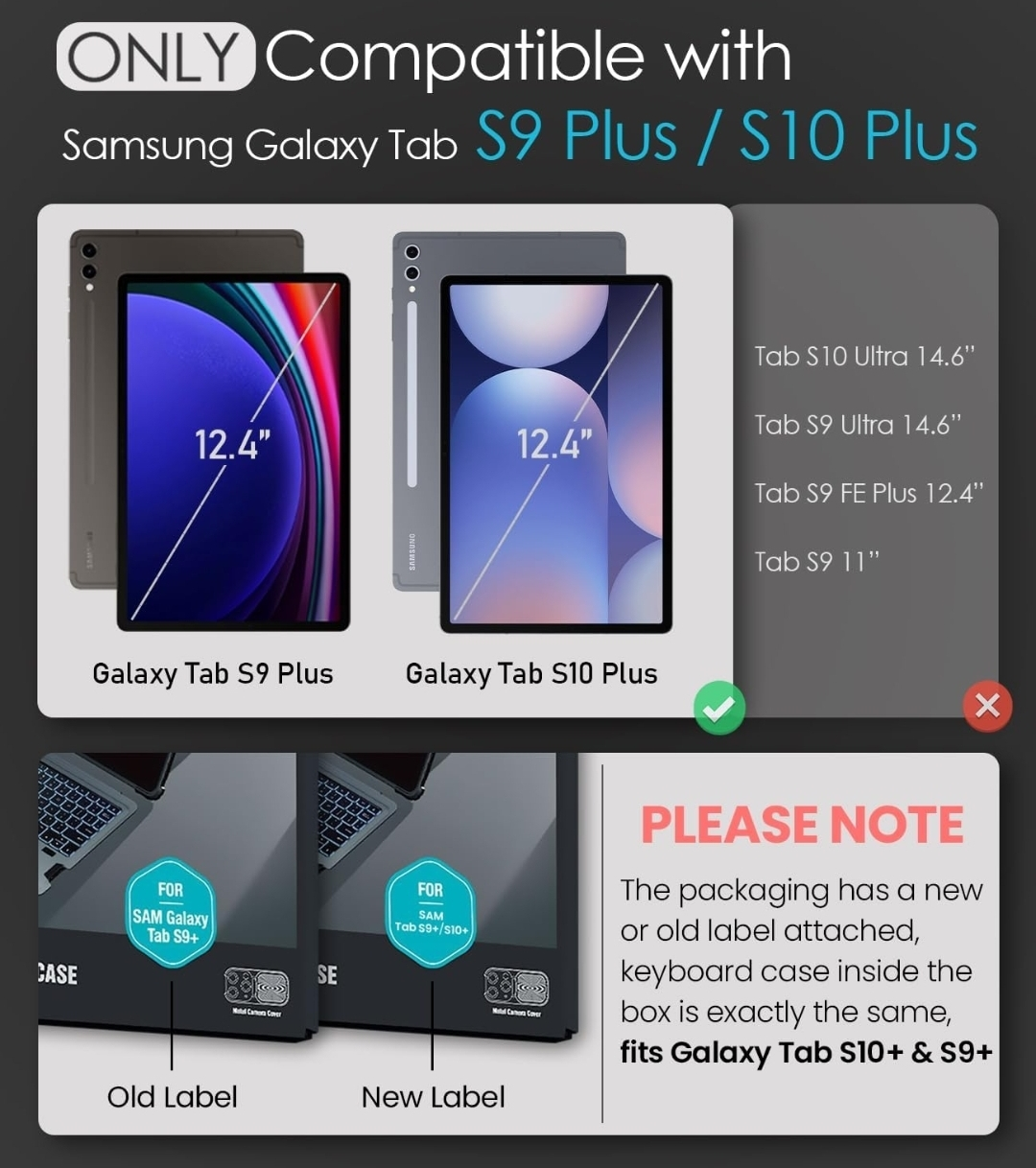 Nillkin Samsung Galaxy Tab S9+/S10+ Keyboard Case - photo 2