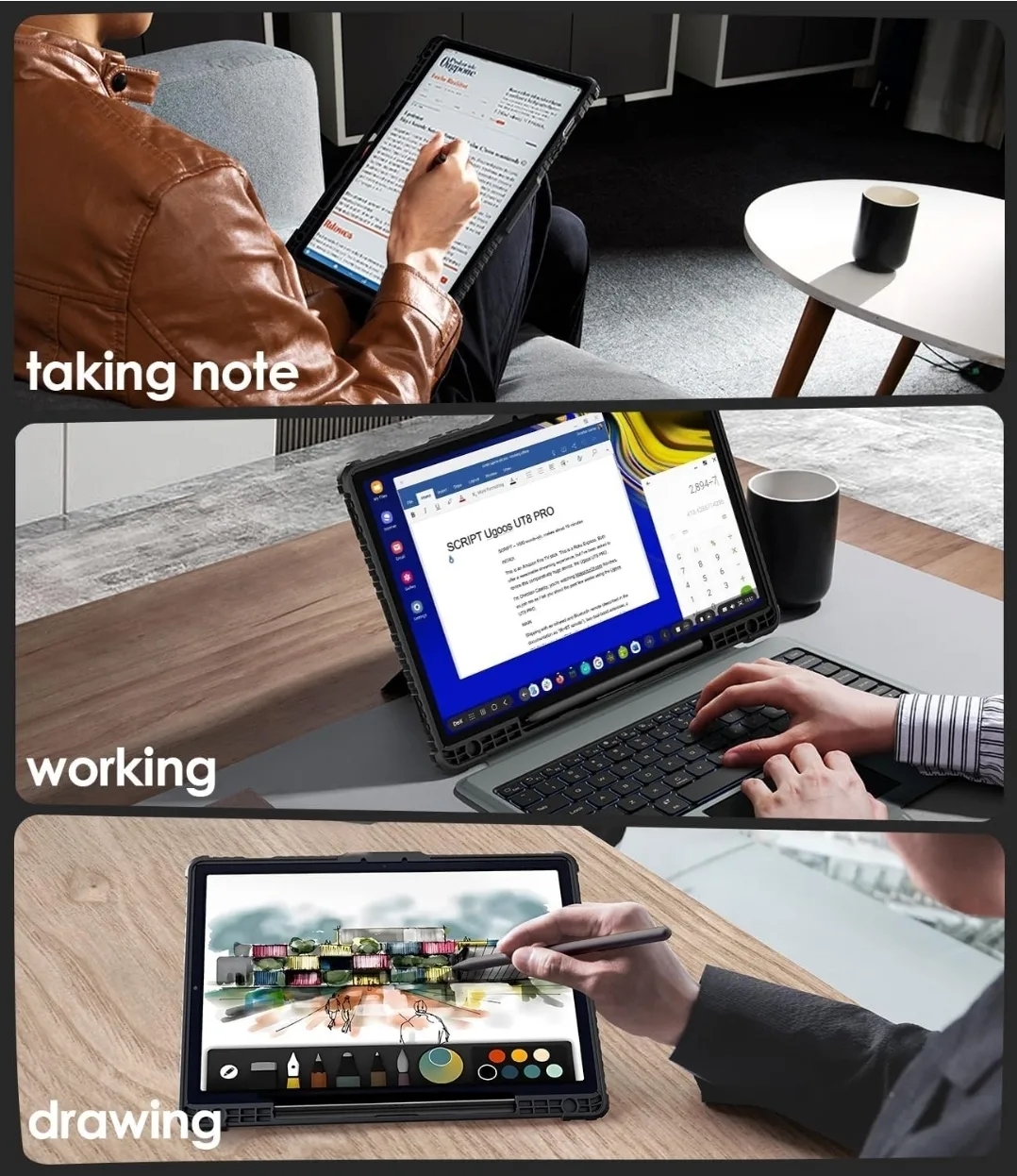 Nillkin Samsung Galaxy Tab S9+/S10+ Keyboard Case image indicator(6)