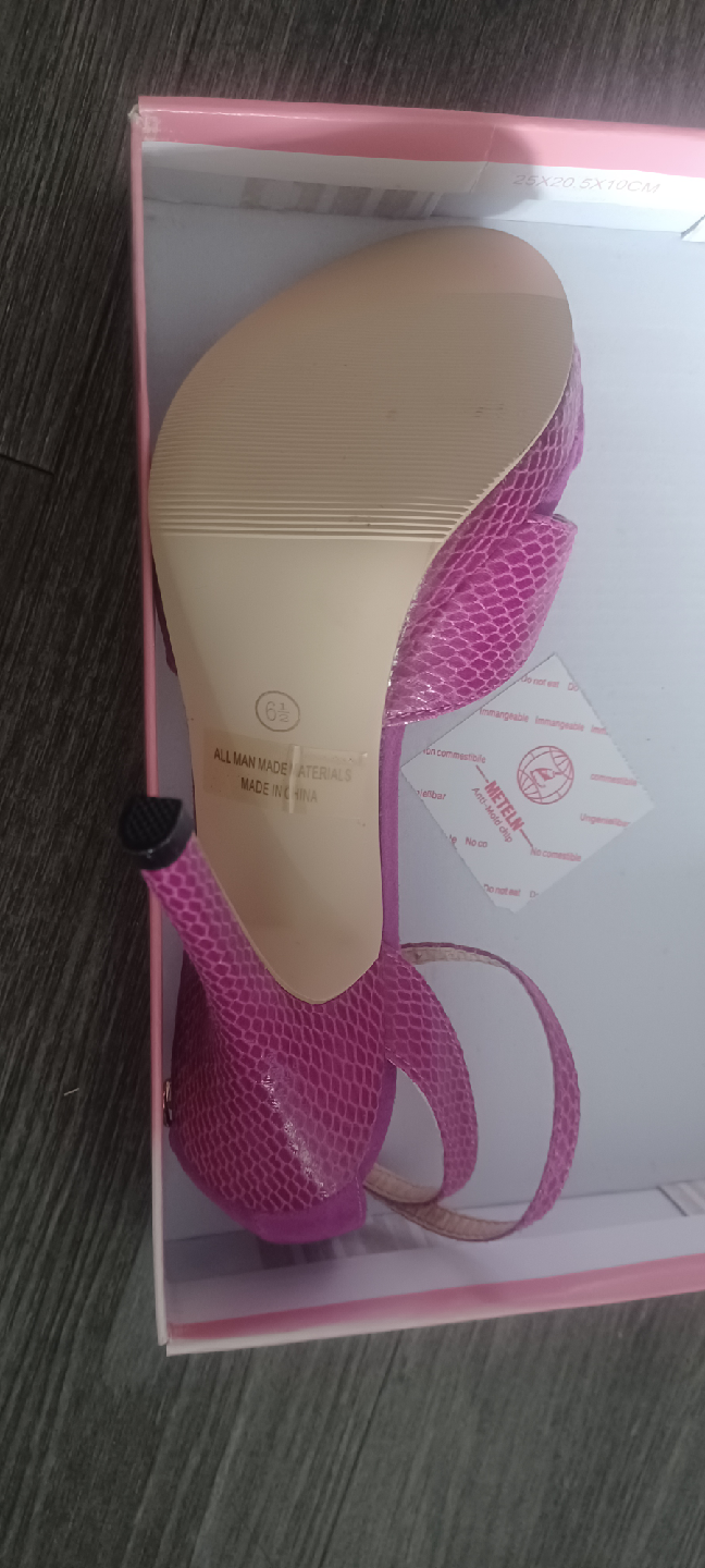 Shoedazzle Purple Heels - Size 6.5 - photo 3