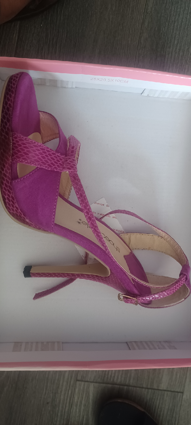 Shoedazzle Purple Heels - Size 6.5 - photo 4