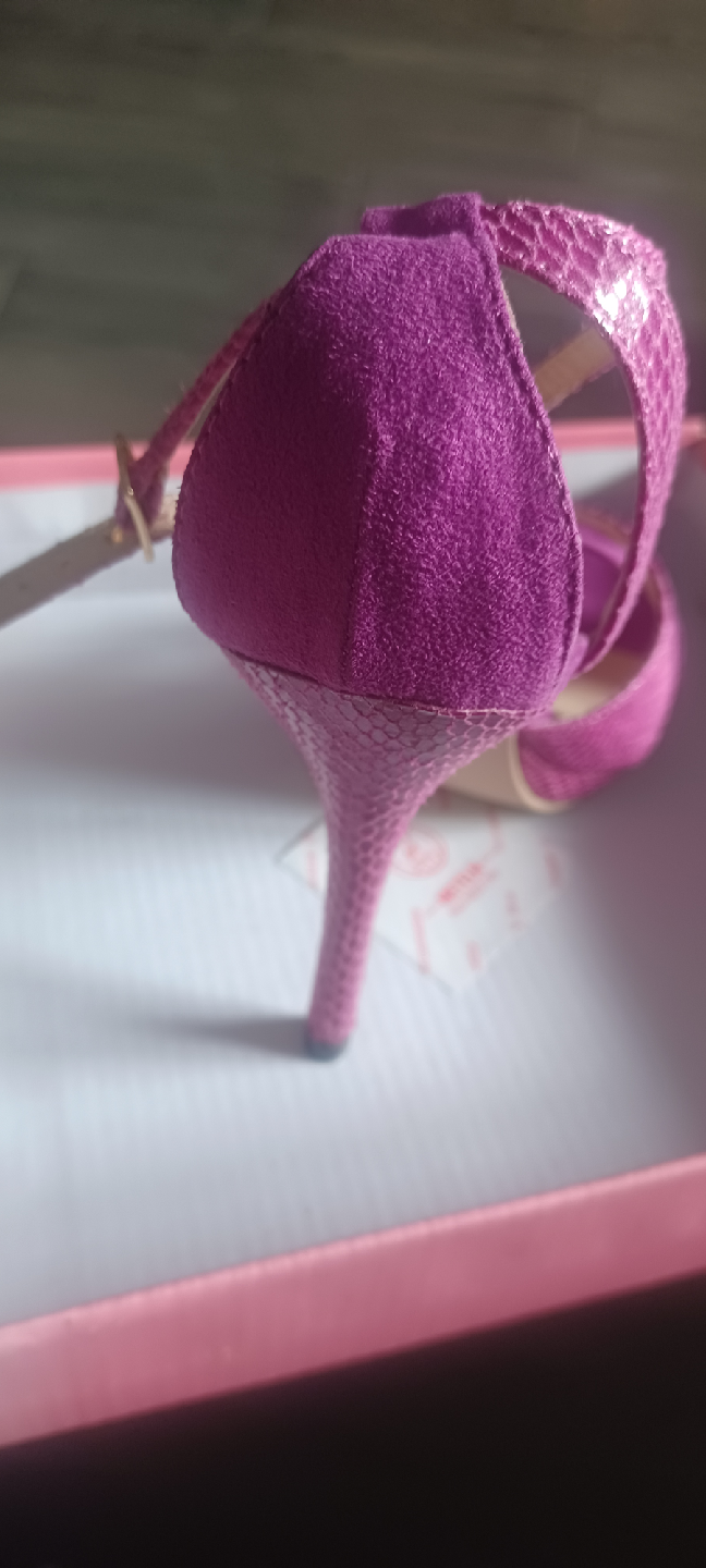 Shoedazzle Purple Heels - Size 6.5 - photo 5