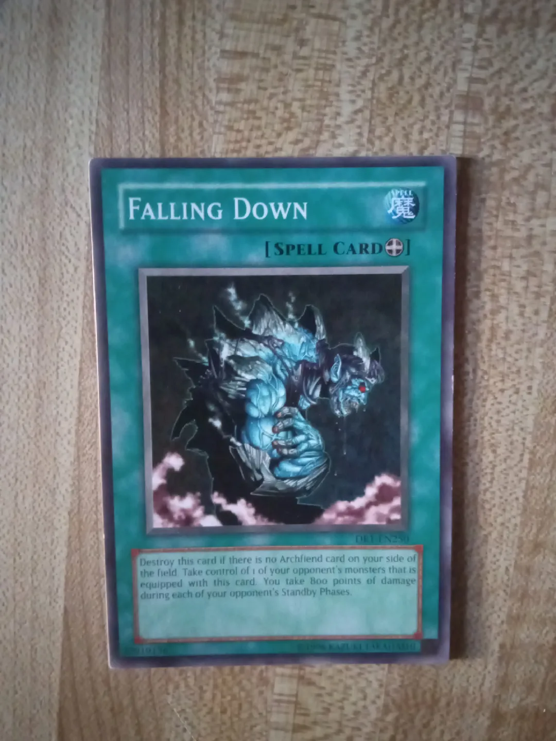 Falling Down Yu-Gi-Oh! Spell Card