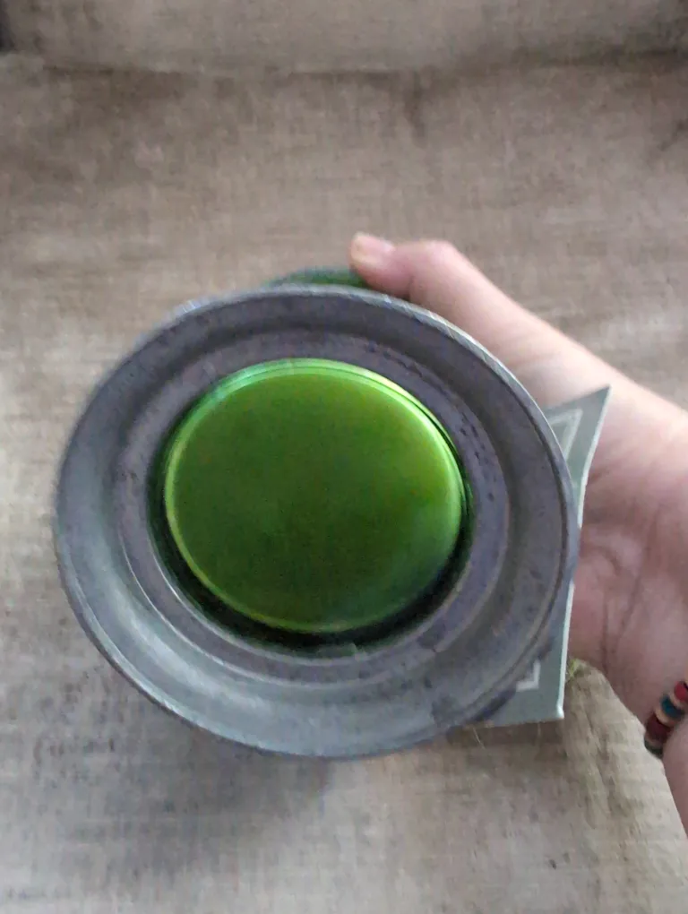 GlucksteinHome Green Decorative Candle🧡 image indicator(5)