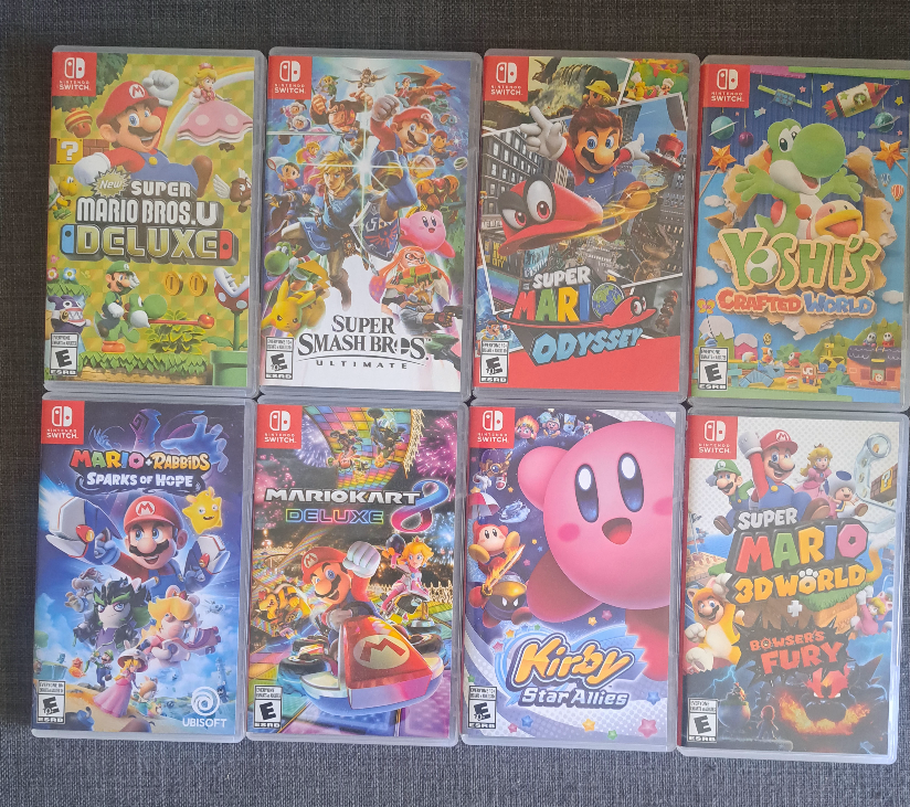 Nintendo Switch Games:  Collection of Mario Games