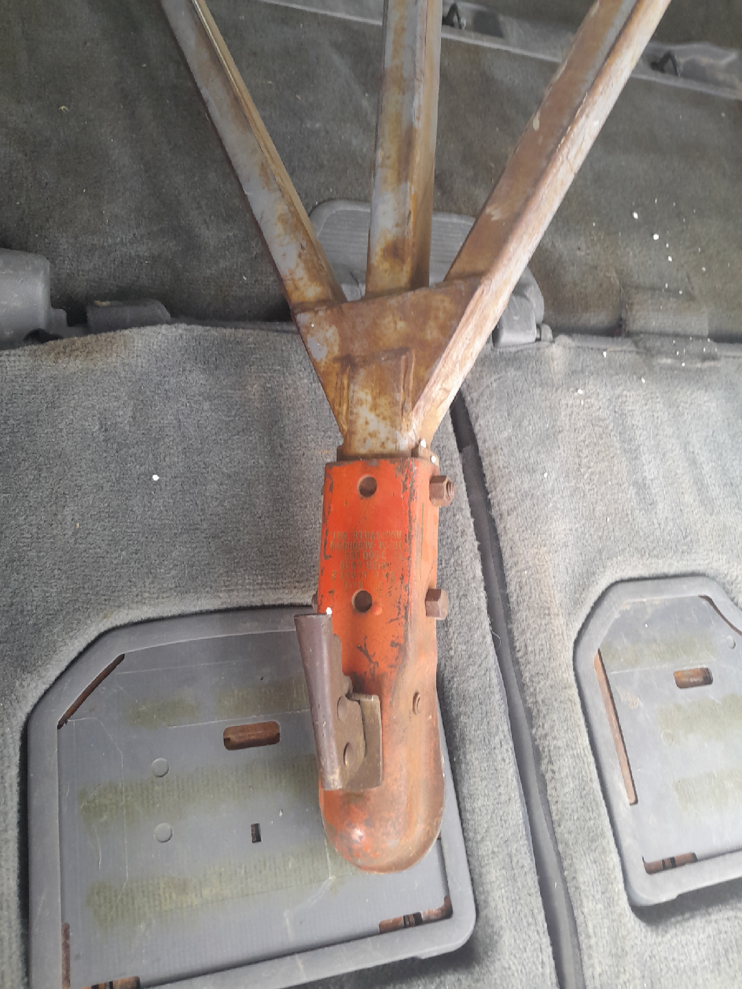 tow bar and hitch