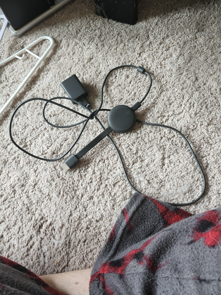 Google Chromecast with Power Adapter