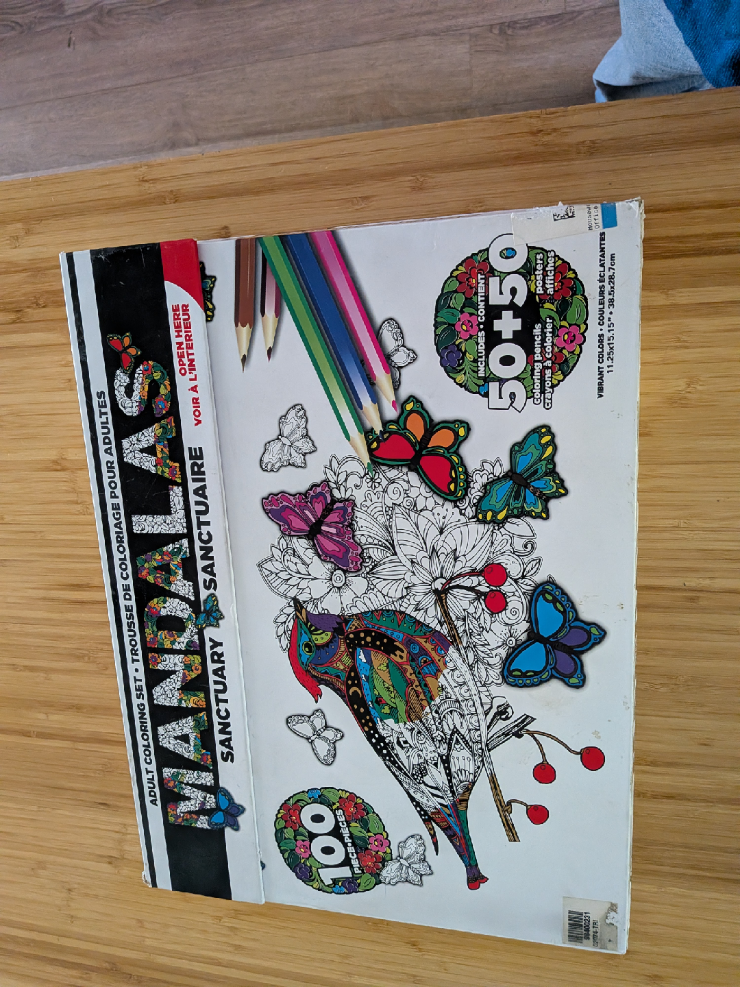 Mandala Sanctuary Adult Colouring Set