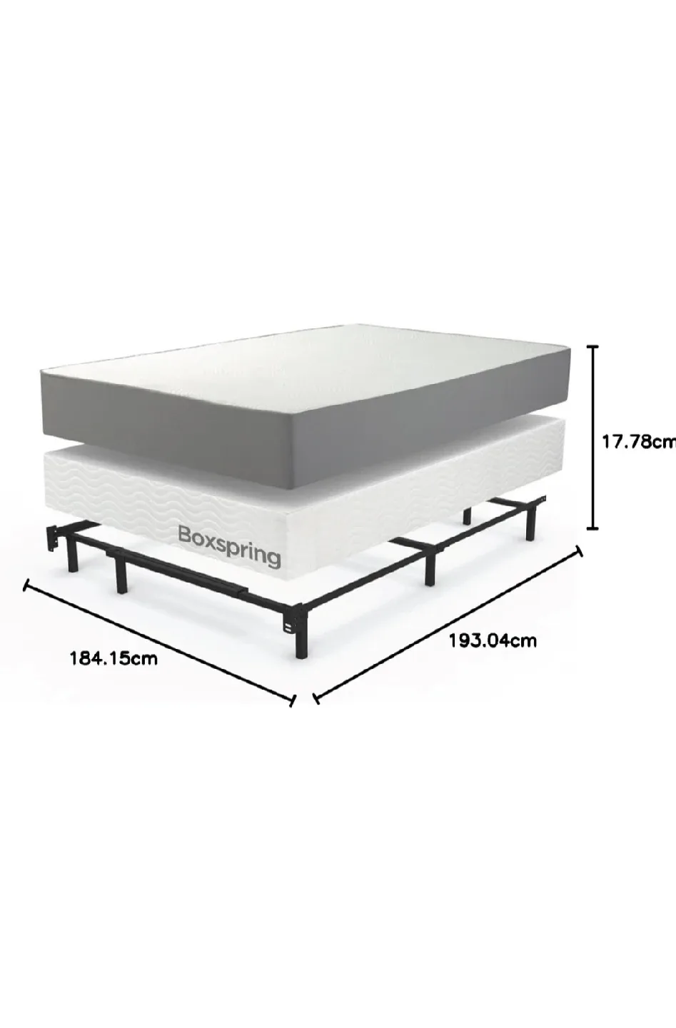 Boxspring Bed Frame - Black image indicator(3)