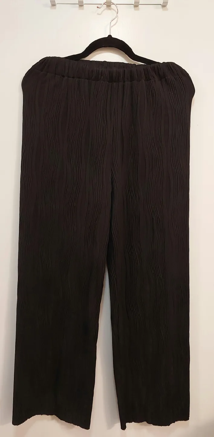 Black Pleated Pants