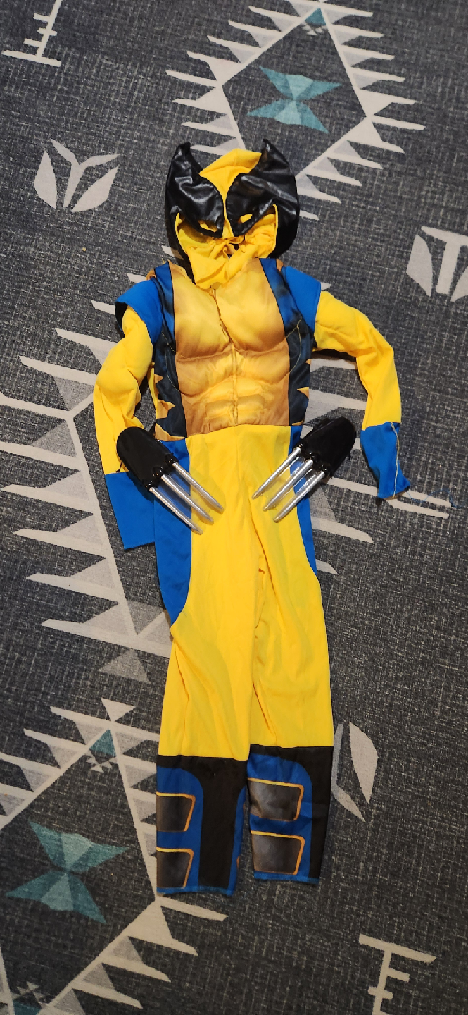 Wolverine Costume - Size 4-6