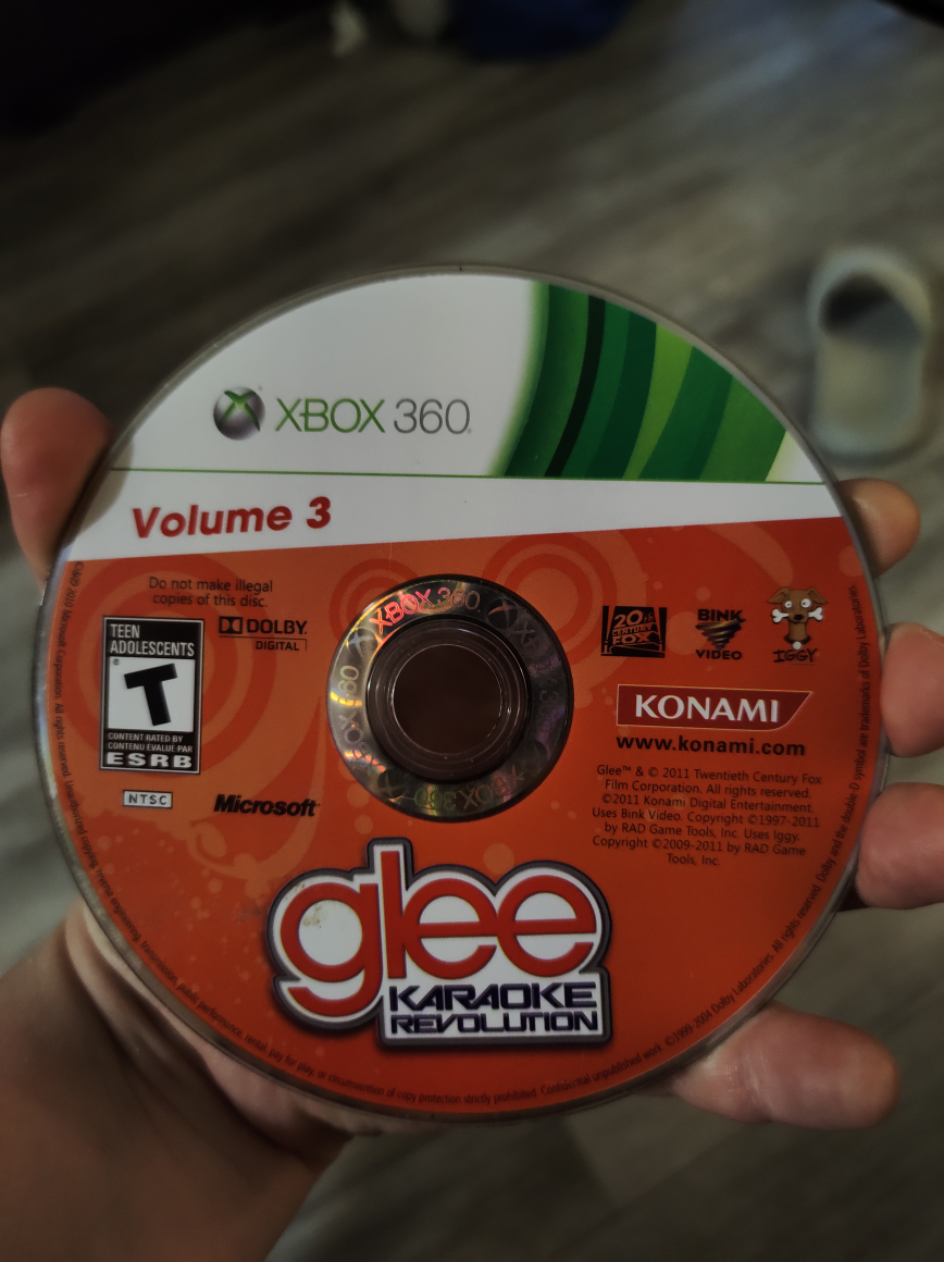 Glee Karaoke Revolution Vol. 3 - Xbox 360 Game