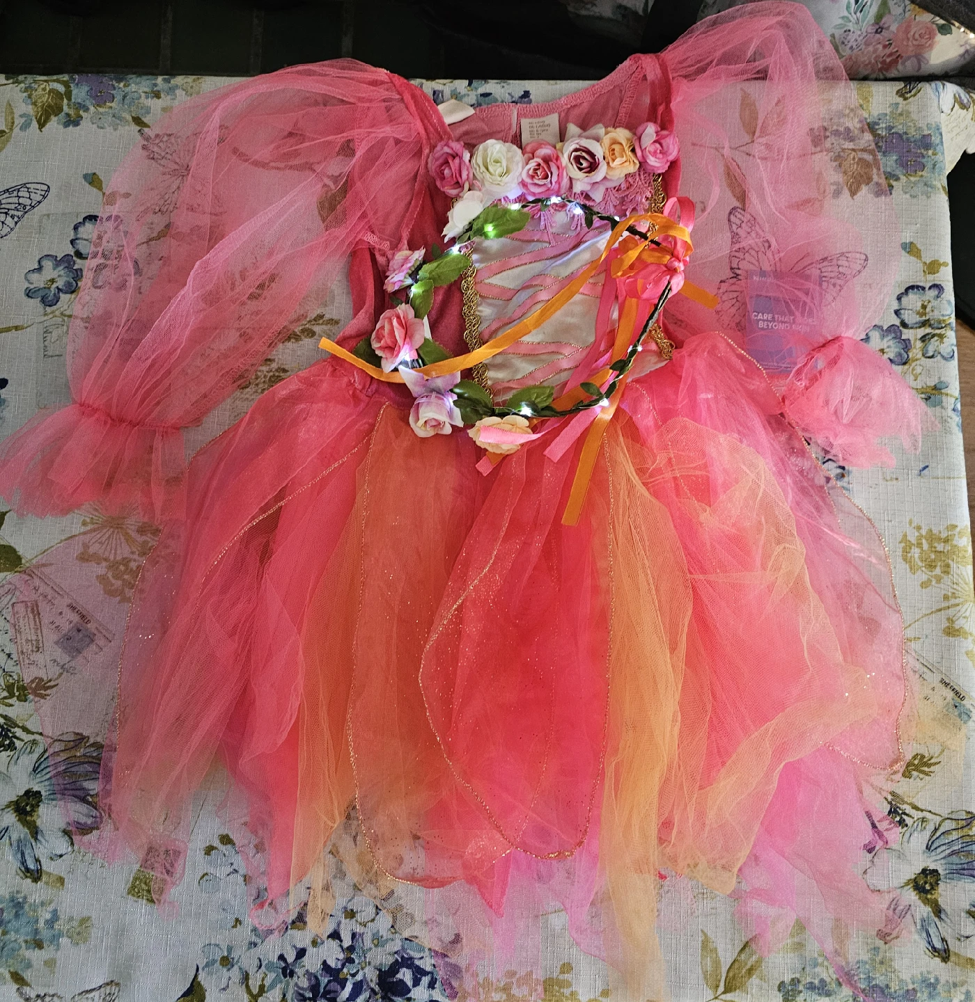 Free Girls' Fairy Dress with Headband