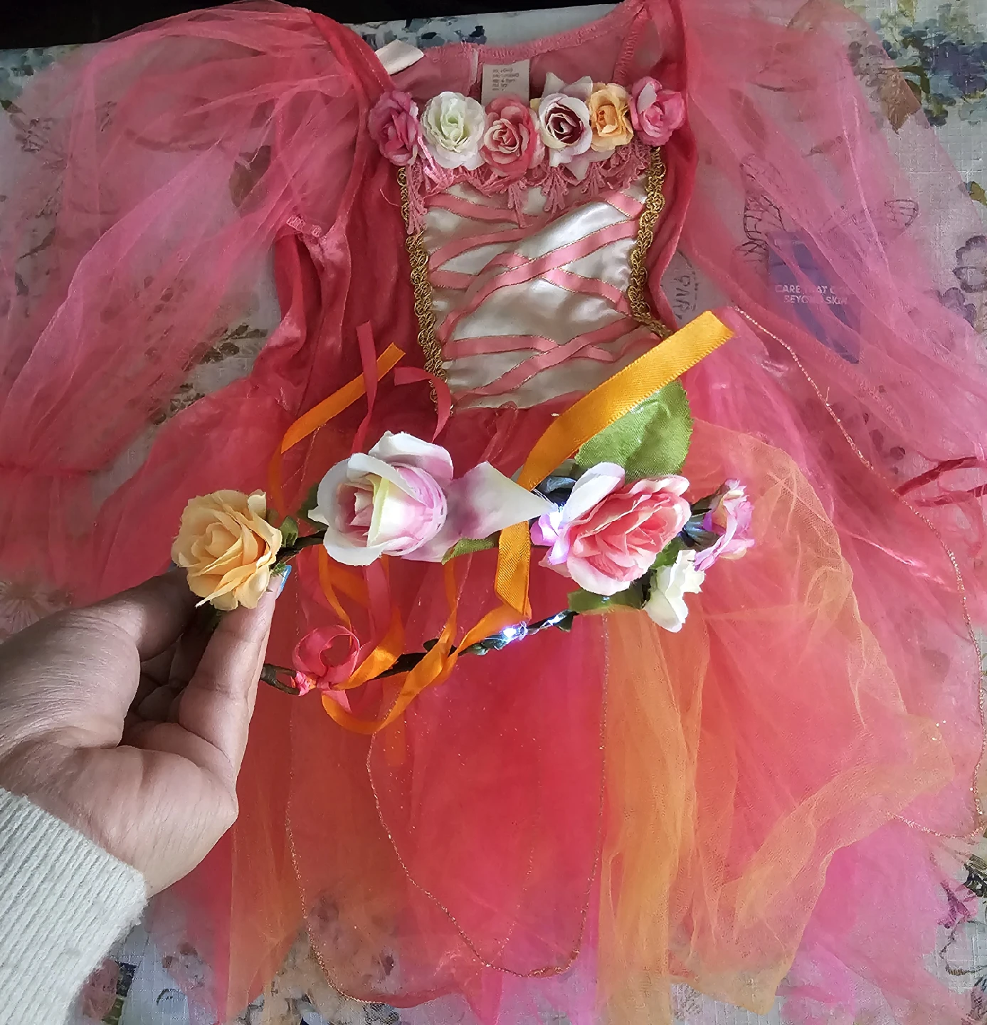 Free Girls' Fairy Dress with Headband - photo 2