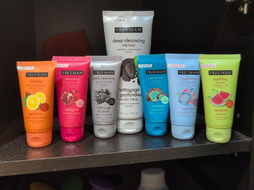 FREEMAN Face Masks Variety Pack