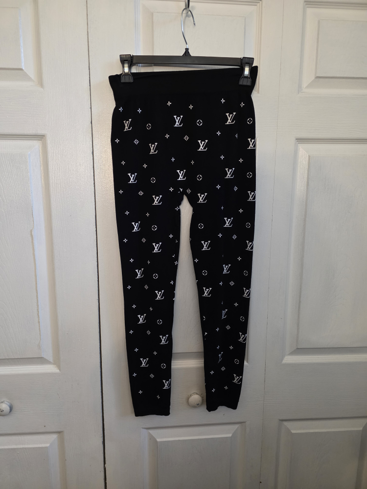 Louis Vuitton Black Leggings