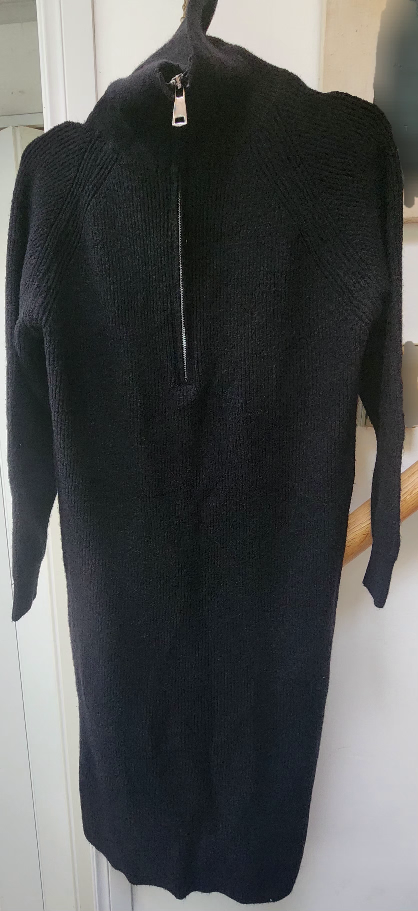 knitted-wool dress