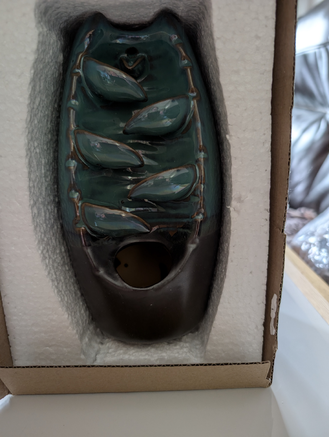 Waterfall Incense Burner, New in Box