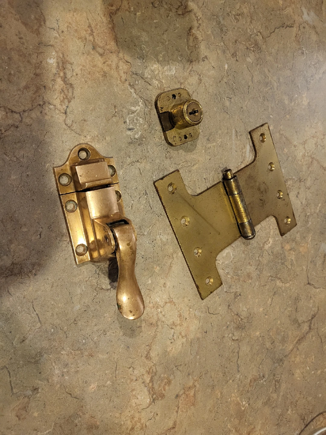 Vintage Brass Door Hardware