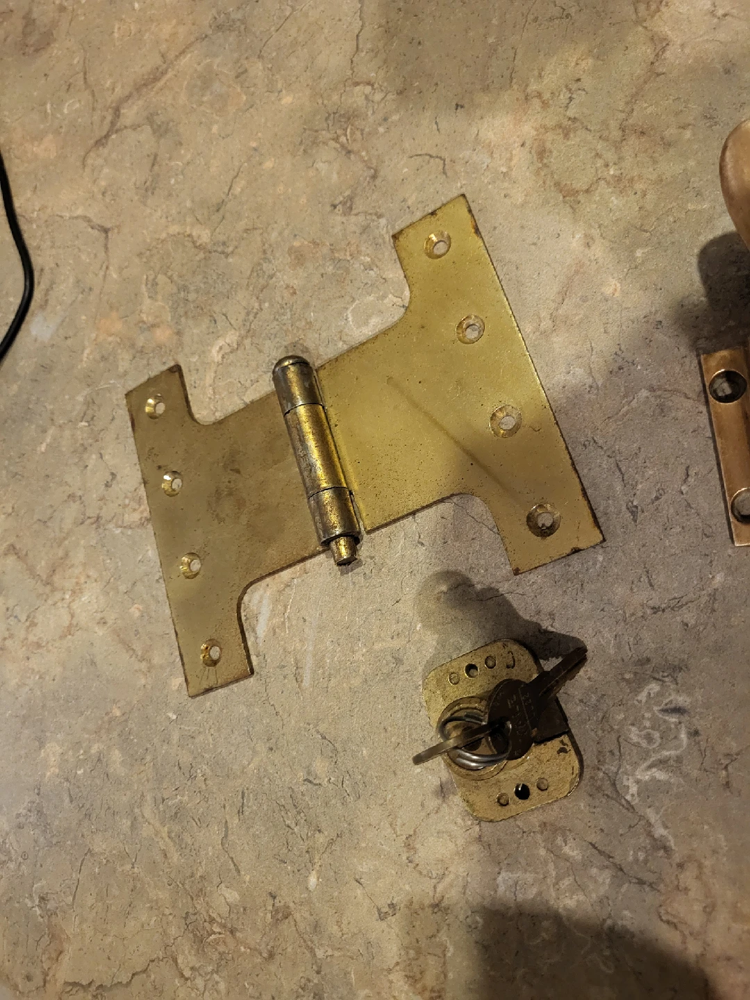 Vintage Brass Door Hardware - photo 4