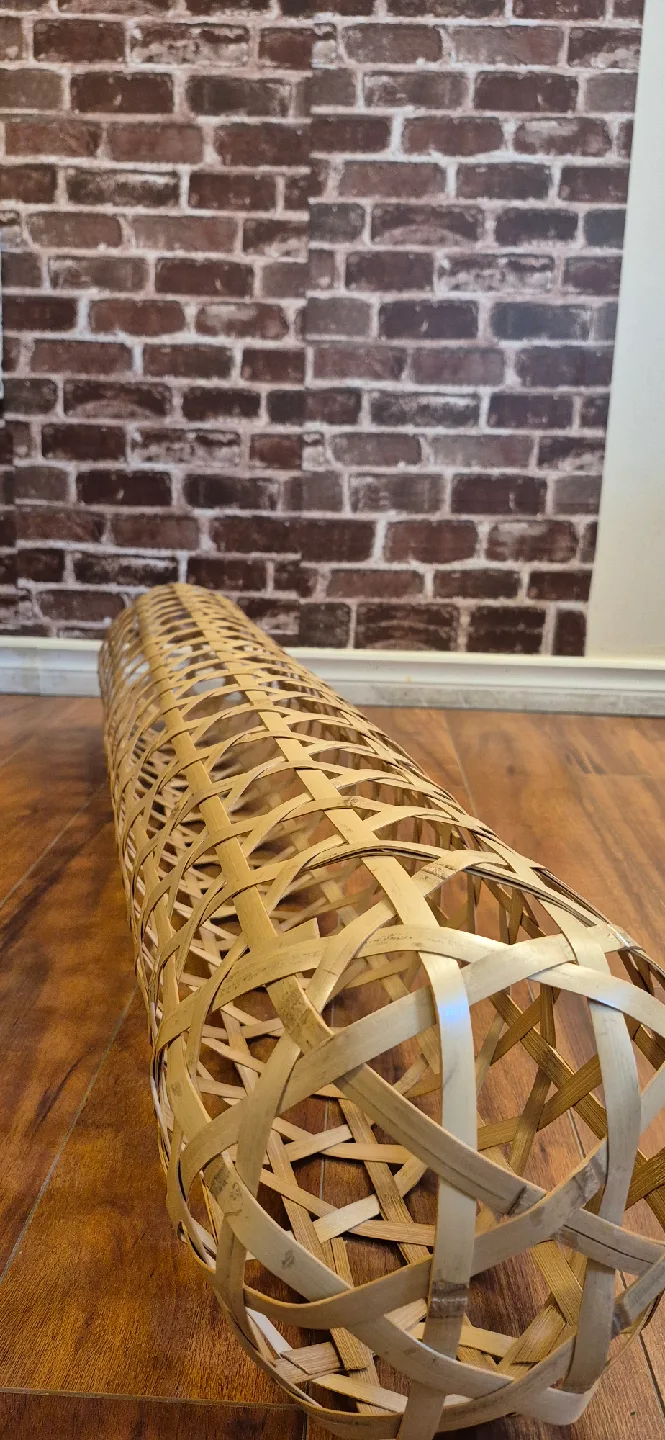 Woven Bamboo Floor Lamp Shade image indicator(3)