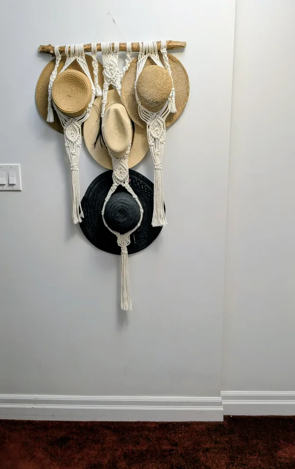 Macrame Hat Hanger - Boho Style image indicator(6)