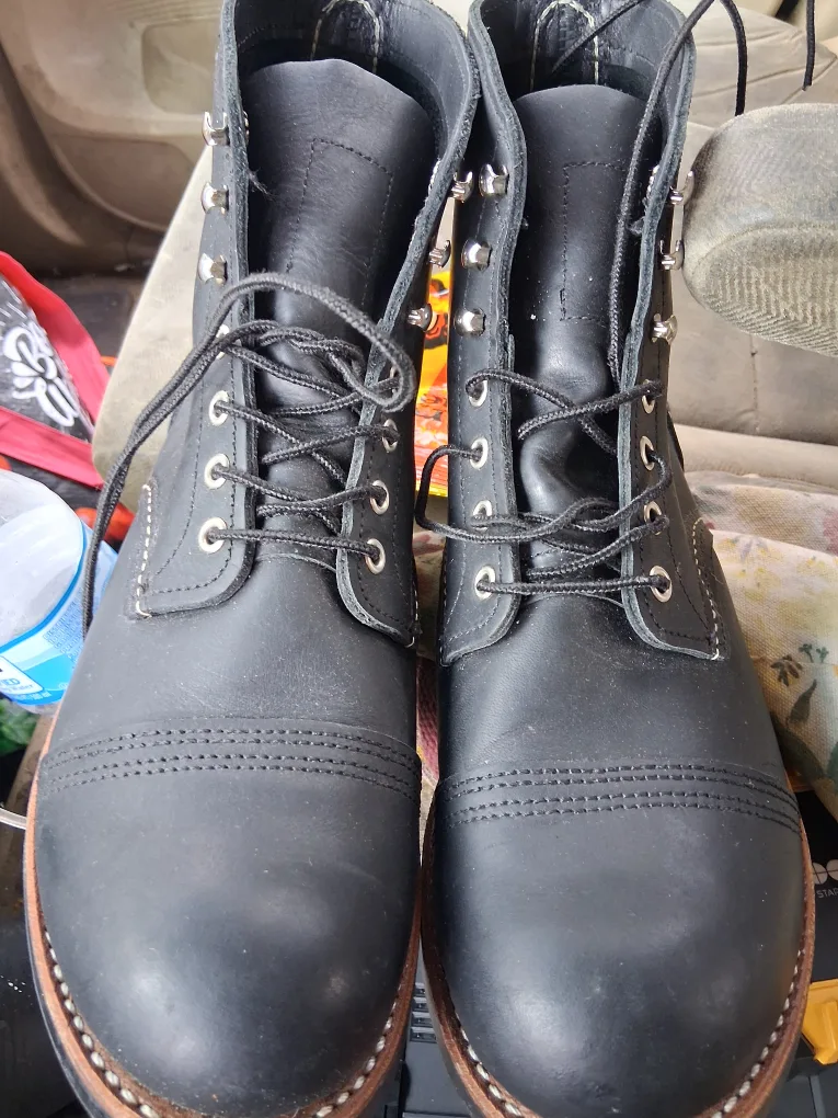Red Wing Iron Ranger Black Boots image indicator(5)