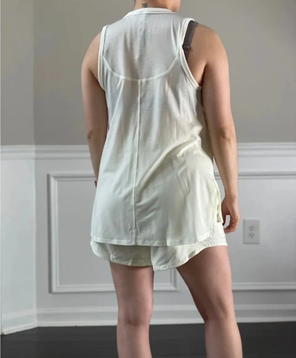 Lululemon Ivory Romper With pockets image indicator(7)