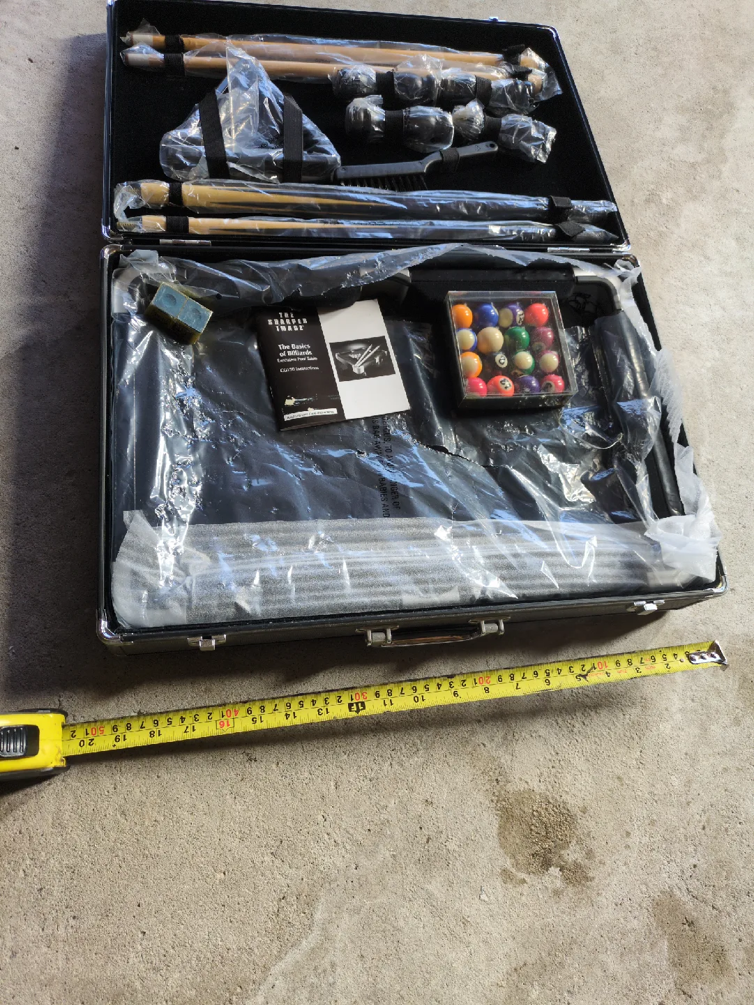 Sharper Image Executive Pool Table Set - New in Case! image indicator(2)