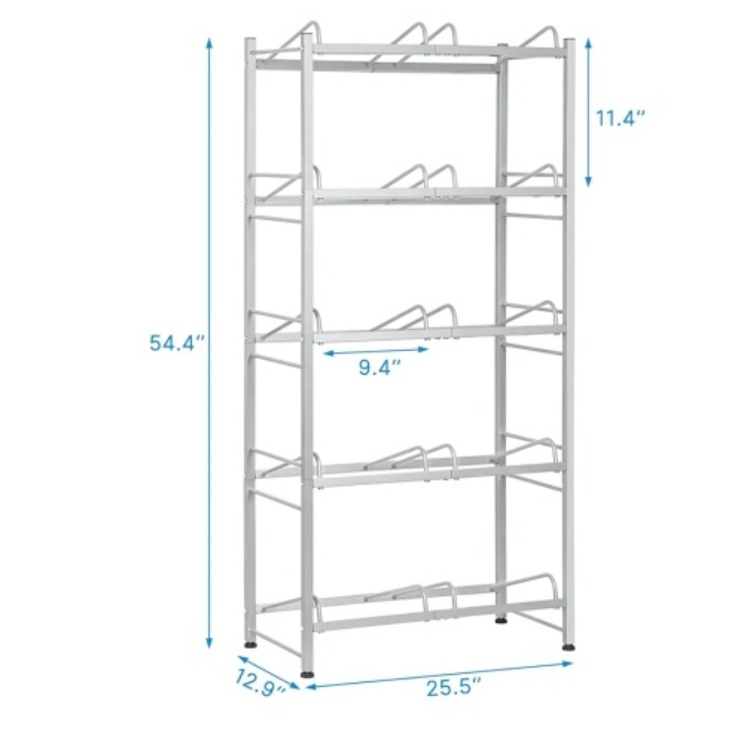 BRAND NEW MOOACE 5 Gallon Water Jug Rack - Holds 10 Bottles - photo 3