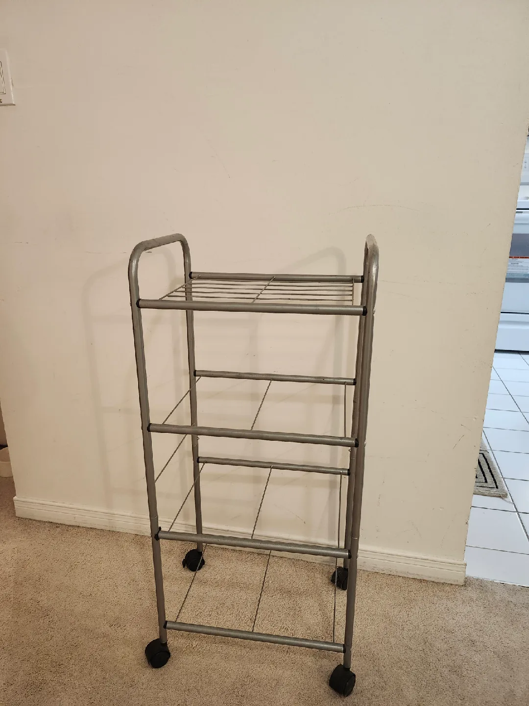 Metal Rolling Cart - Storage Rack thumbnail