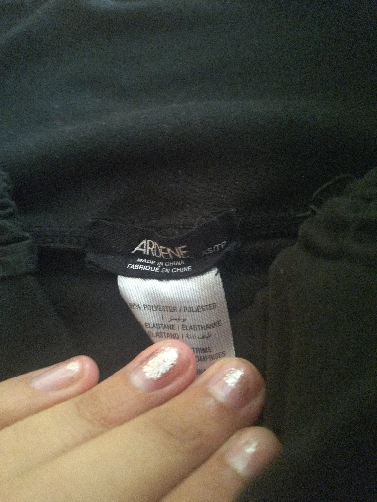 Ardene XS/TP Black Leggings image indicator(2)