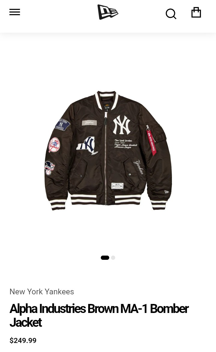 Alpha Industries New York Yankees MA-1 Bomber Jacket