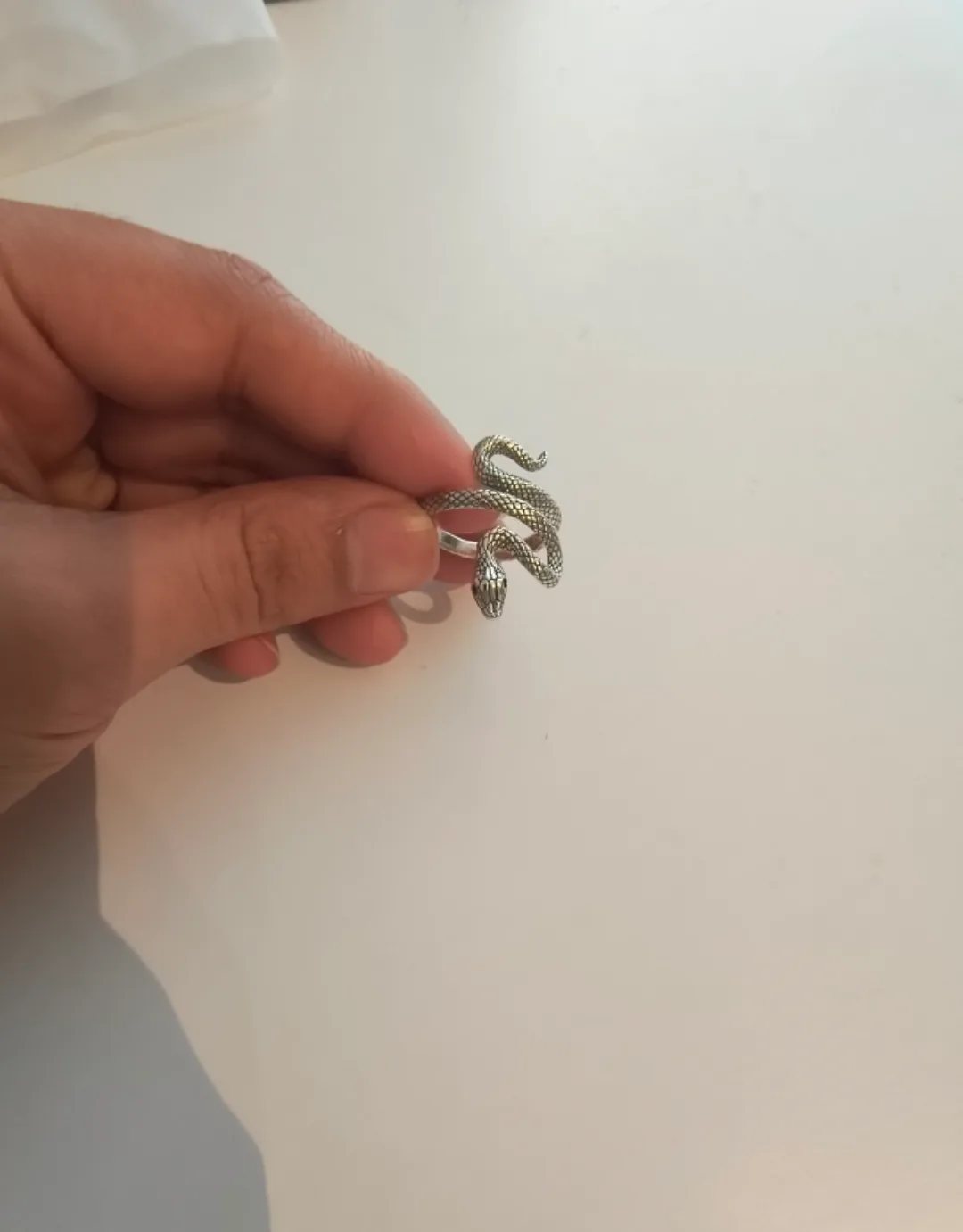 Sterling Silver Snake Ring- Unisex image indicator(3)