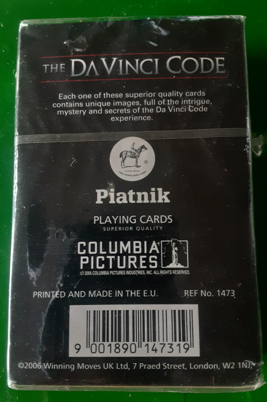The Da Vinci Code Playing Cards by Piatnik - photo 3