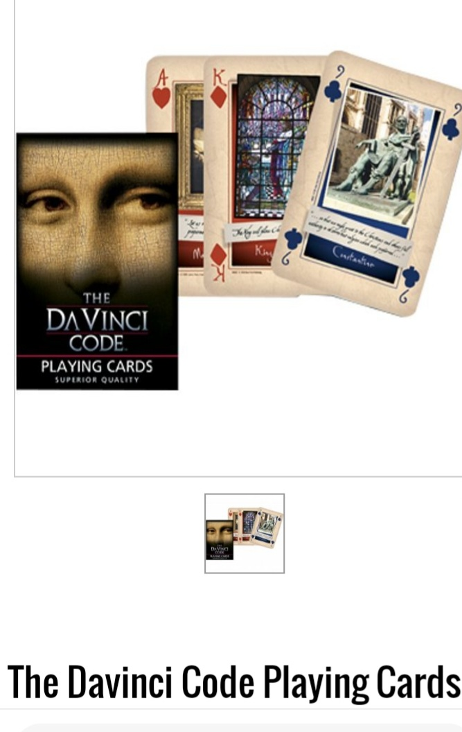 The Da Vinci Code Playing Cards by Piatnik - photo 4