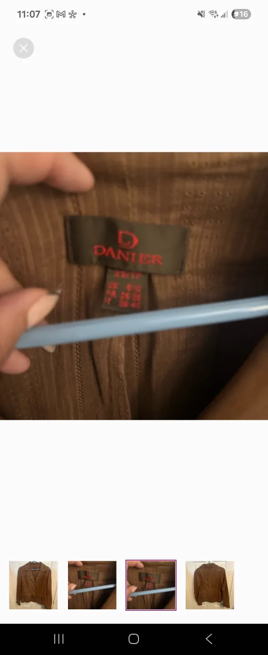 DANIER - Brown Genuine Leather Jacket image indicator(5)