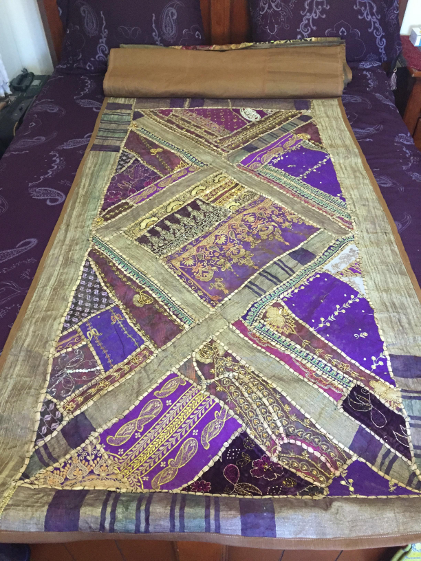 100% handmade Patchwork Wall Hanging Runner price may vary