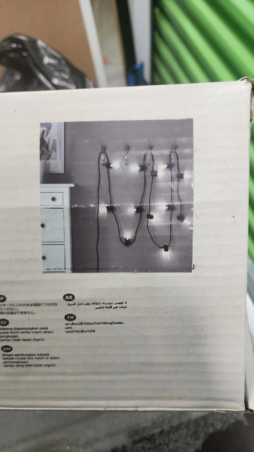 2 box IKEA SVARTRÅ String Lights - Indoor/Outdoor image indicator(6)
