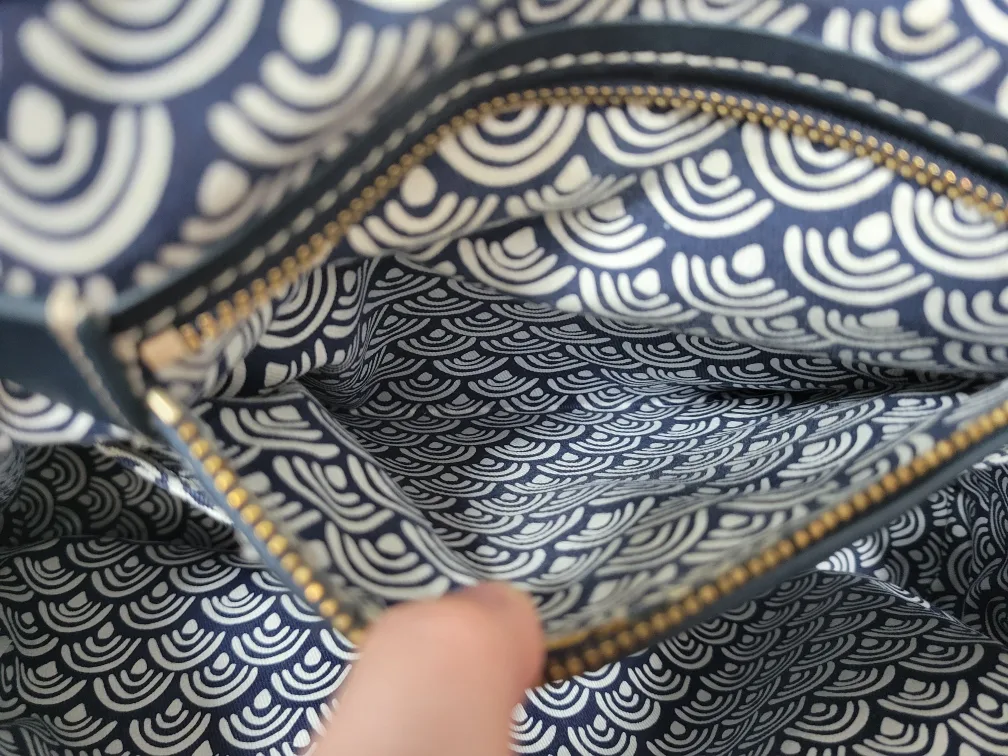 UGG Beige & Navy Tote Bag image indicator(4)