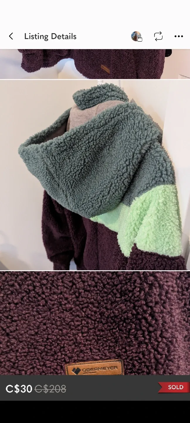 Cozy Zip-up Sherpa Sweater image indicator(5)